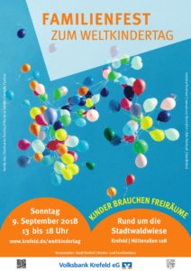 Weltkindertag Krefeld 2018 Plakat