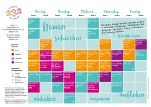 Kursplan des Studio 232, Stand 10/2025